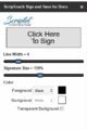 Google docs install Step6 cursor over Click here to sign.PNG